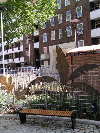 Corten & 316 Stainless Steel Screen designed/built by Hollywood Design